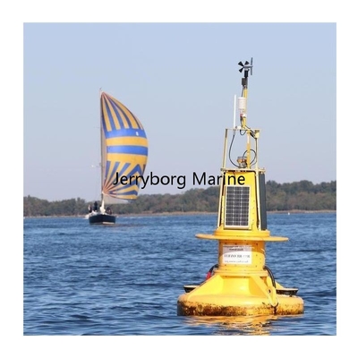 Langlebige schwimmende Boje aus LLDPE-Material mit Spitzenmarkierung und reflektierenden Streifen für die Navigation