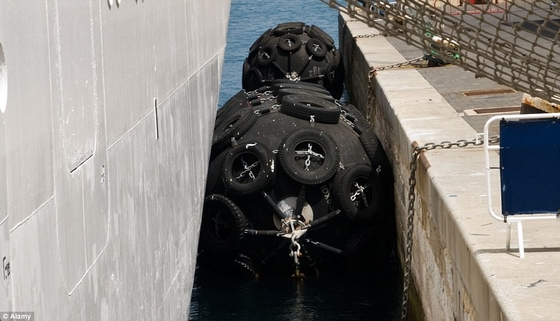 50kpa Marine Pneumatic Rubber Buoy Fenders mit Flugzeug-Reifen