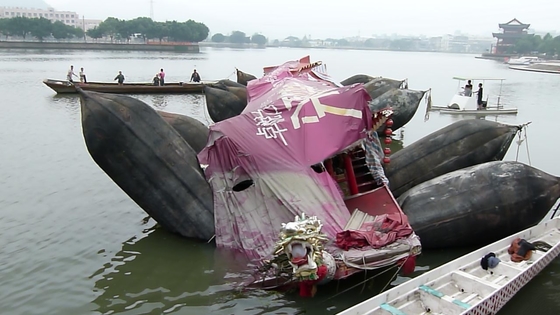 Starten und Anheben für Schiffs-Marine Rubber Airbag Pneumatic With-Hochdruck für Frachtschiff