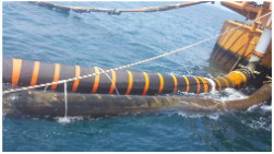 Verstärkte Marine Oil Hose mit mit Extraauftrieb zu regeln den Standort-Krägen,