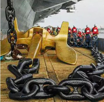 Große Stahl-GRAD Marine Stud Link Anchors ChainU2 Anker-Kette benutzt für Schiff-Schiff