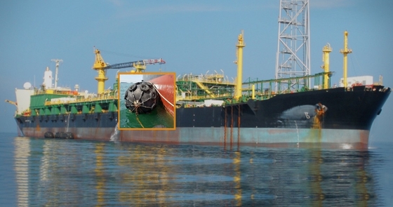 BV-Zertifikat-Naturkautschuk Marine Fender für Schiffs-Ankern