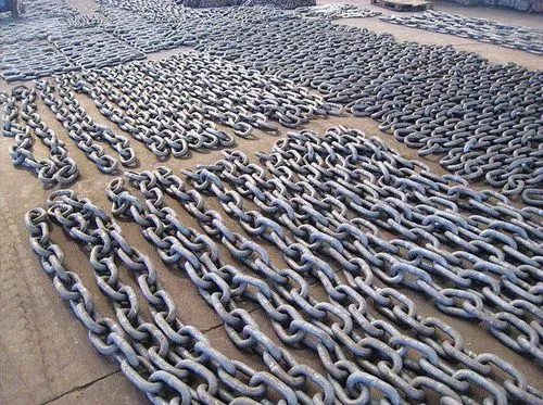 Schwerlastindustrie Schwarze Veredelung Tropfen Schmiede Kurzverbindung Kette Stahl Verzinkte Runde Schiff Ankerkette
