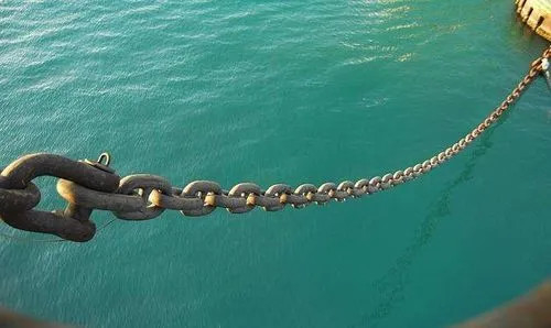 Schwerlastindustrie Schwarze Veredelung Tropfen Schmiede Kurzverbindung Kette Stahl Verzinkte Runde Schiff Ankerkette