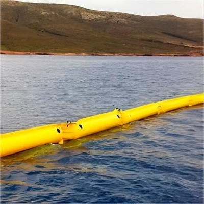 PVC Floating Barrier Foam Rubber Oil Containment Boom Individualisierte Container Ports/Lake/Offshore Ölboom