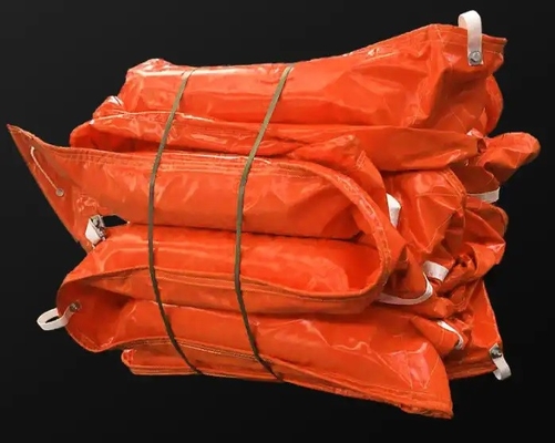 PVC Floating Barrier Foam Rubber Oil Containment Boom Individualisierte Container Ports/Lake/Offshore Ölboom