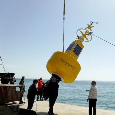 Fabrik angepasste Kunststoff-Bojen für die Marine Navigation Sea Marker Bojen mit Sonnenlicht für den Ozean