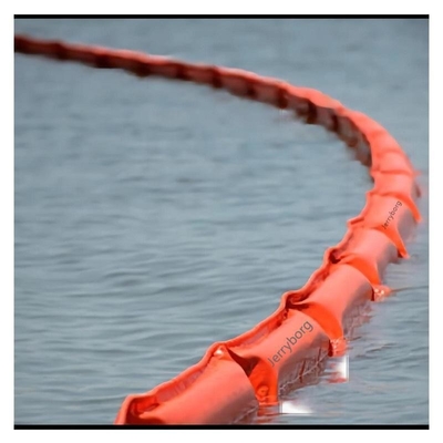 Orange Floating PVC Containment Boom für Wasserfeldverschmutzung