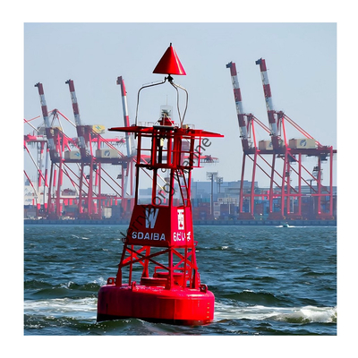 Stahlrahmen Nautische Marinebojen Zylindrische Navigationsbojen