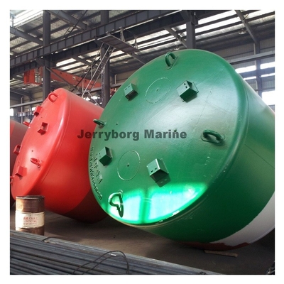 Marine Floating Steel Navigation Boy mit Solarpanel und LED-Licht