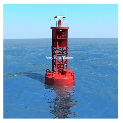 Marine Kanalmarker Bojen Stahlnavigationsbojen mit Sonnenlicht