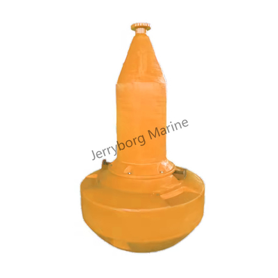 Hochfeste LLDPE-Material-Navigationsboje mit Top-Markierung und Sonnenlicht für Offshore-Windparks und Meereswarnung
