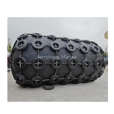 Yokohama-Typ aufblasbarer Fender Marine Gummi-Fender mit Reifenkettennetz