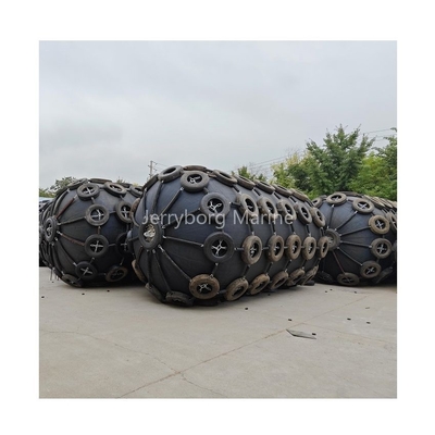 Yokohama-Typ aufblasbarer Fender Marine Gummi-Fender mit Reifenkettennetz