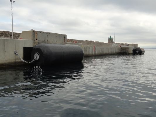 Das kundengebundene Schwimmen schäumen gefüllter Fender mit Reifen und Kette