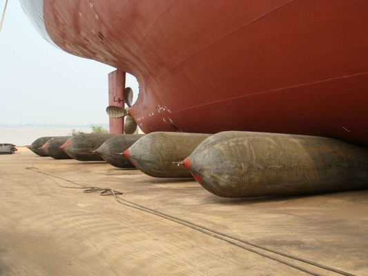 Marine Rubber Airbag Big Carrying-Kapazitäts-zylinderförmiger Körper-Boots-startender Airbag