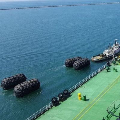Aufblasbare pneumatische Gummipuffer Marine Floating Überziehschutzanlage für Dock-Schutz