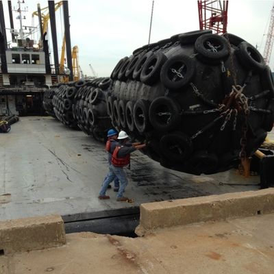 ABS CCS Yokohama Fender für das Boot, das große Elastizität Marine Rubber Buffer festmacht