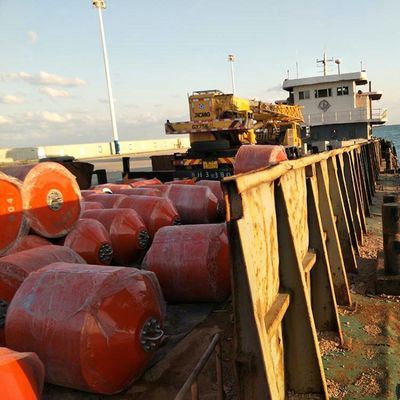 SGS Marine Chain Through Buoy für Kreuzschiff-Polyurethan-Verstärkungsliegeplatz-Boje