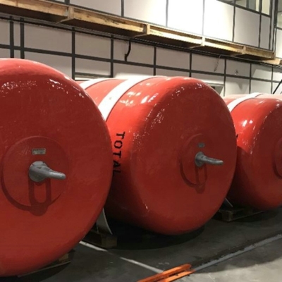 BV Marine Cylindrical Buoy für Boots-große Elastizitäts-Polyurethan-Boje