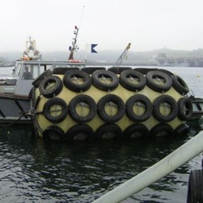 Reifen-Netz Marine Floating Colorful Bumper Polyurethanes EVA Marine Fender With Chain And