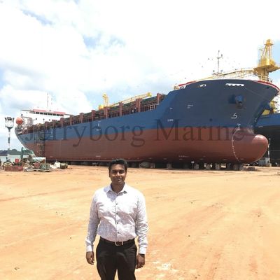 1.2m*12m Schiff, das aufblasbare Marine Rubber Airbags startet